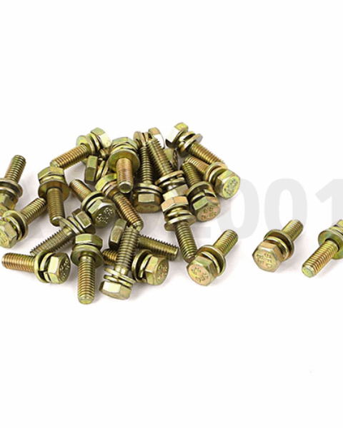 HEX BOLT & NUT GRADE 8.8 YELLOW ZINC PLATING
